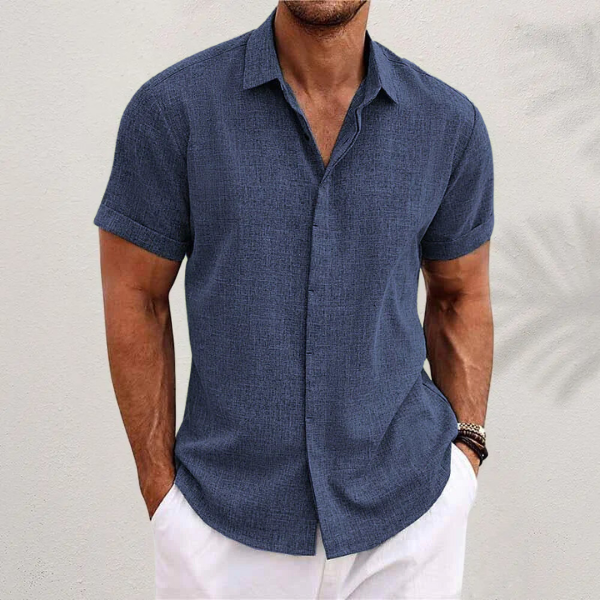 Benj™ | Chemise en tissu léger mélangé