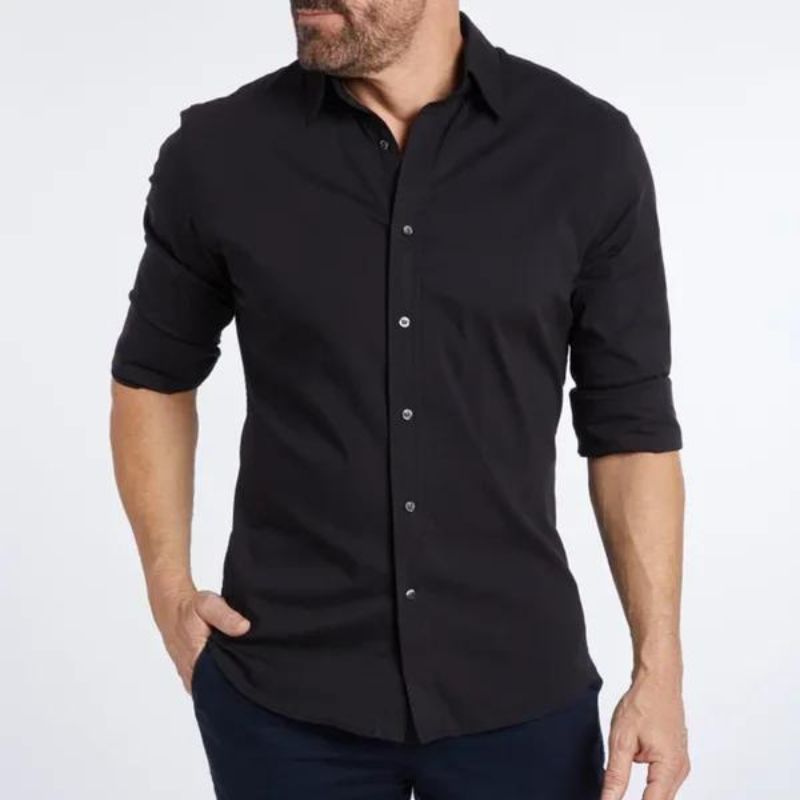 Milan™ | CHEMISE ZIPPÉE INFROISSABLE