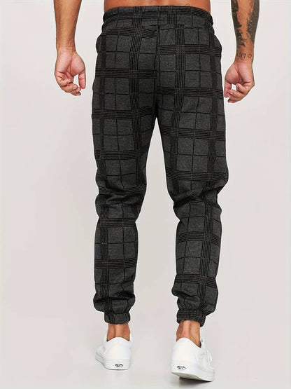 PANTALON DE SURVÊTEMENT À CARREAUX