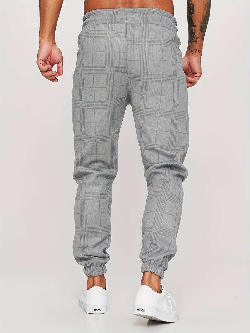 PANTALON DE SURVÊTEMENT À CARREAUX